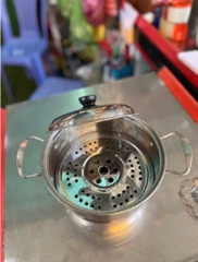 Nồi hấp 21cm sâu lòng inox cao cấp