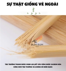 Bộ 10 đôi đũa tre hươu xanh
