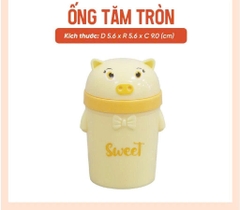 Ống Đựng Tăm Tròn Hình Heo Dễ Thương