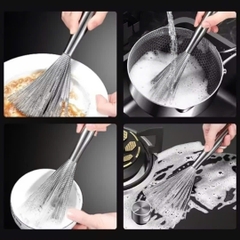 Bàn Chải Cọ Chén Bát Inox 304