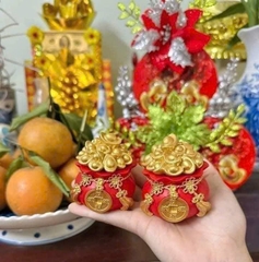 SET 3 Hủ đựng muối gạo Tài Lộc