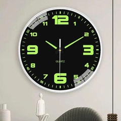Đồng Hồ Treo Tường Quartz Kim Trôi Dạ Quang Cao Cấp-20cm