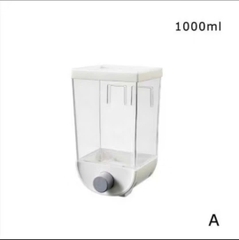 Hộp đựng hạt ngũ cốc gắn tường có nút ấn tự động nhả 1000ml