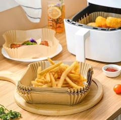 Set 50 Miếng Giấy Lót Nồi Chiên Không Dầu, Lò Vi Sóng( Khay Nhựa)