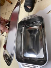 Đĩa Inox Nướng Cá Om Cá