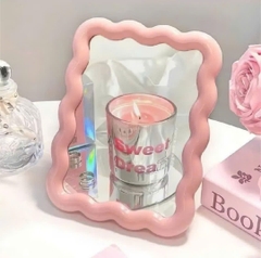 Gương để bàn lượn sóng, Gương trang điểm mini bản mới siêu tiện lợi