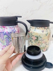 Bình Pha Trà Giữ Nhiệt Họa Tiết 1000ml