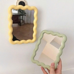 Gương để bàn lượn sóng, Gương trang điểm mini bản mới siêu tiện lợi