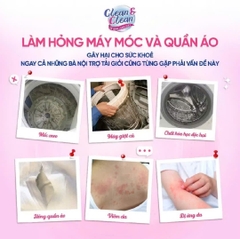 BỘT TẤY LỒNG MÁY GIẶT BLUE LOẠI MỚI 💦hiệu Clean Clean 300gr