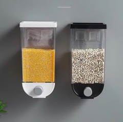 Hộp đựng hạt ngũ cốc gắn tường có nút ấn tự động nhả 1000ml