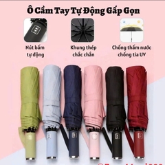 Ô Dù Che Mưa Tự Động Bật Mở 2 Chiều Cao Cấp Mẫu Mới