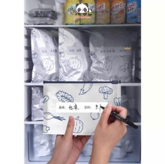 Set 10 Túi Zip Bạc Nhôm Đựng Đồ Ăn