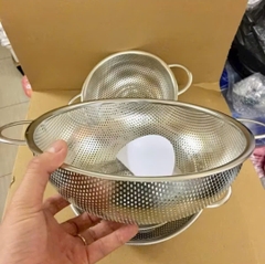 RỔ LƯỚI INOX TRÒN 28,5cm
