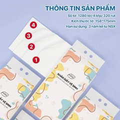 Thùng 4 gói giấy rút đa sắc Topgia siêu hot
