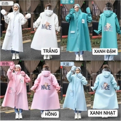 ÁO MƯA GẤU NICE KHÓA DÂY KÉO