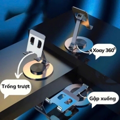 Giá đỡ điện thoại để bàn chân xoay 360 độ tiện lợi