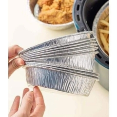 Set 20 Khay Giấy Bạc 22cm Dùng Cho Nồi Chiên Không Dầu