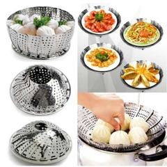 VĨ HẤP ĐA NĂNG 23CM  INOX SIÊU TIỆN LỢI KHÔNG HỘP
