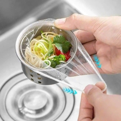 BỊCH 100 TÚI LƯỚI LỌC RÁC THÔNG MINH CHO BỒN RỬA CHÉN BÁT