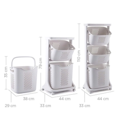 KỆ SỌT 3 TẦNG CÓ BÁNH XE SIÊU XINH