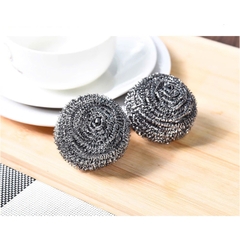 Set 6 Búi Chà Xoong Nồi Chất Liệu Thép Không Gỉ