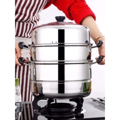 NỒI HẤP 3 TẦNG INOX