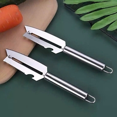 Dao Nạo Gọt Rau Củ Quả 2 Lưỡi Bằng Inox