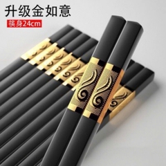 Set 10 Đôi Đũa Mạ Vàng