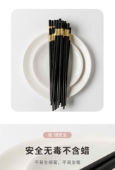 Set 10 Đôi Đũa Mạ Vàng