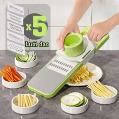 Dụng Cụ Bào Nạo Rau Củ Quả Đa Năng 5 LƯỠI DAO