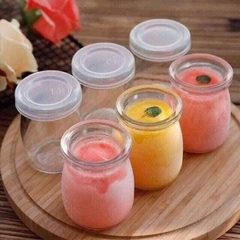 SET 12 HŨ LÀM SỮA CHUA THỦY TINH 100ML