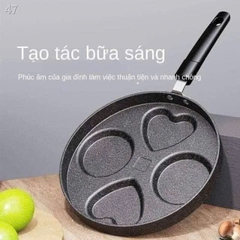 CHẢO CHIÊN TRỨNG 4 NGĂN trái tim CHỐNG DÍNH