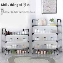 KỆ ĐỂ GIẦY, DÉP 5 TẦNG INOX CHỐNG BỤI CAO CẤP