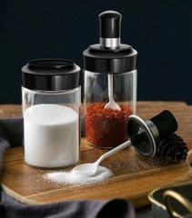 SEt 4 Lọ Đựng Gia Vị Kèm Muỗng Cực Xịn