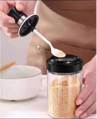 SEt 4 Lọ Đựng Gia Vị Kèm Muỗng Cực Xịn