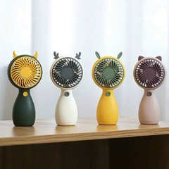 Quạt Mini Tích Điện Cầm Tay Tai Thú