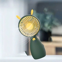 Quạt Mini Tích Điện Cầm Tay Tai Thú