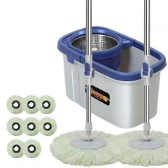 THÙNG LAU NHÀ XOAY 360 độ 8 Bông