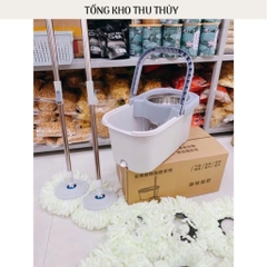 THÙNG LAU NHÀ XOAY 360 độ 8 Bông