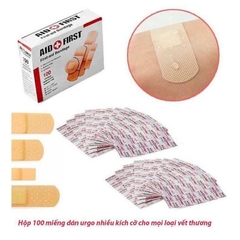 HỘPBĂNG URGO - Băng gâu 100 MIẾNG người lớn