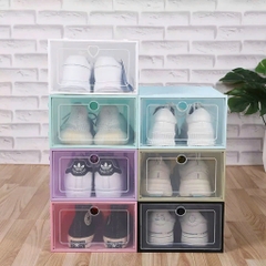 SET 5 HỘP ĐỰNG GIÀY DÉP NHỰA CỨNG TRONG SUỐT