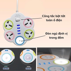 Ổ CẮM ĐIỆN HÌNH HOA ĐA NĂNG