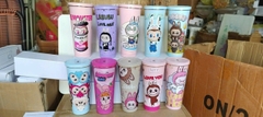 Ly giữ nhiệt labubu viền vàng 750ml
