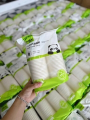 SET 50 cốc giấy gấu trúc