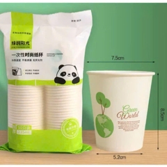 SET 50 cốc giấy gấu trúc