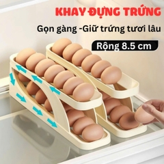 Khay đựng trứng 2 tầng thông minh