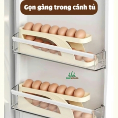 Khay đựng trứng 2 tầng thông minh