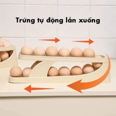 Khay đựng trứng 2 tầng thông minh