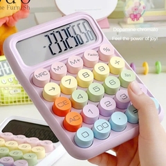 Máy tính 12 chữ số cỡ lớn màu sắc xinh xắn