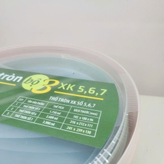 BỘ 3 THỐ TRÒN NHỰA
